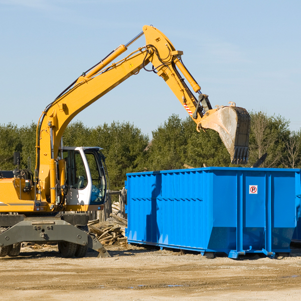 what size residential dumpster rentals are available in Harbine NE